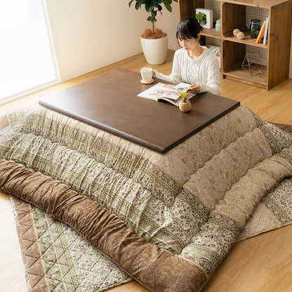 【掛敷セット】エレガンス調のこたつ布団掛敷セット レイエル こたつ布団と敷布団の2点セット