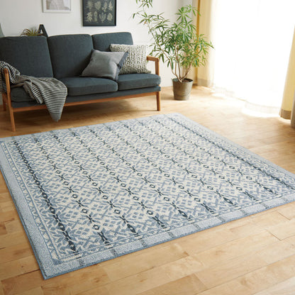 美しいグラデーションとノルディックニットの伝統柄をモチーフにしたラグ Woolsnow ウールスノー