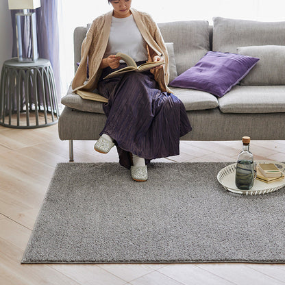 どんなお部屋にもコーディネートしやすい洗える無地のラグ Reflet - ルフレ