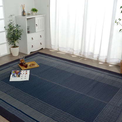 モダンデザインのい草ラグ 日本の職人により作られた和の美しさを持つ ランクス