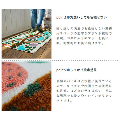 Eri Shimatsuka Manty/Hedelmapuu 玄関マット 60×110cm