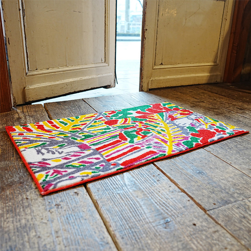 iracchi collection 着飾るサルたち 玄関マット 45×75cm