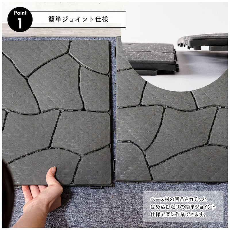 テラスやベランダの床をあっという間にDIYできるフロアパネル（1枚入り）