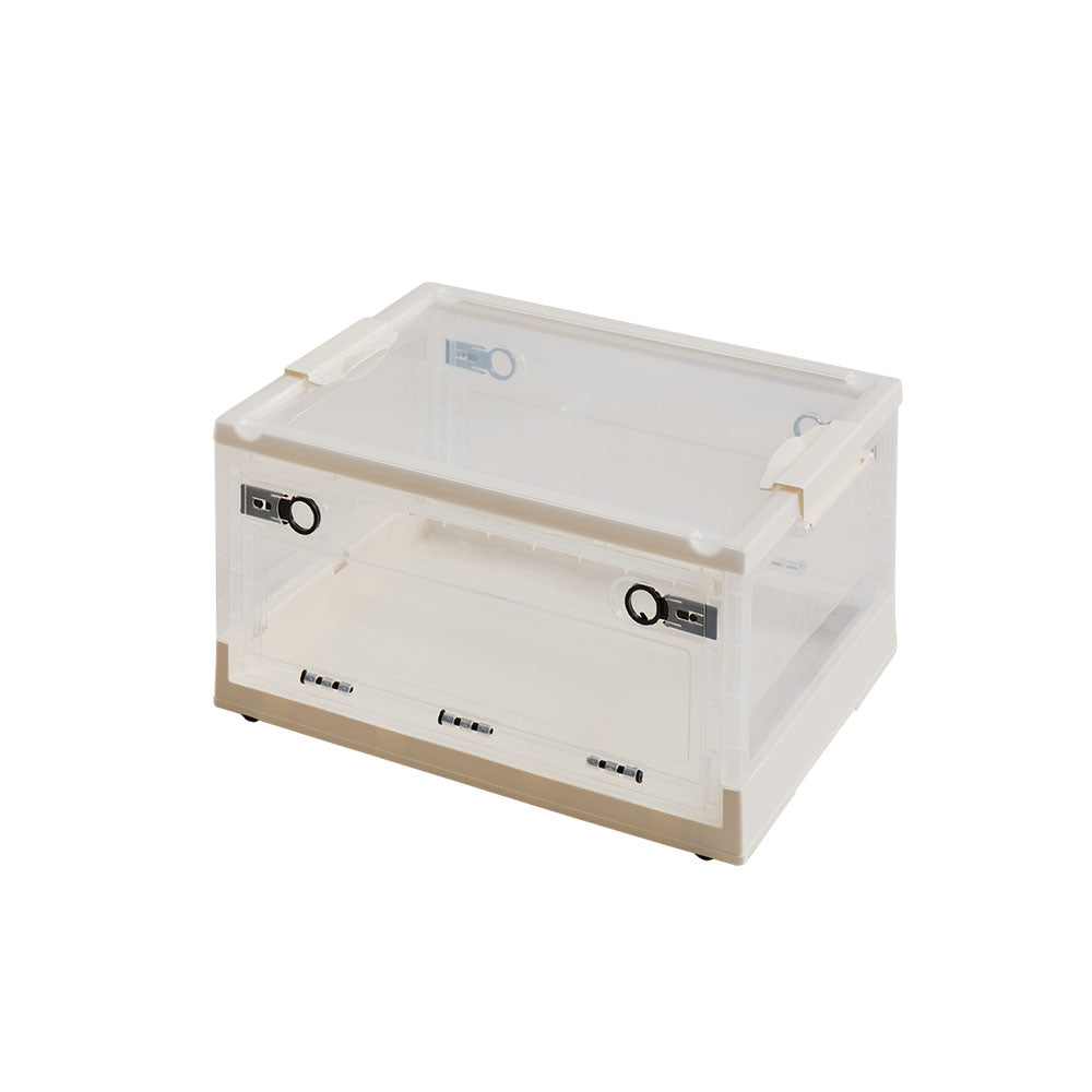 折りたためる3面オープン収納ボックス Mサイズ 30L