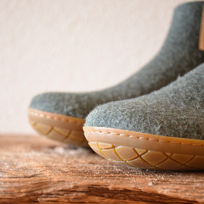 BOOT WITH RUBBER SOLE - ブーツ ラバーソール glerups (グレーラップ）
