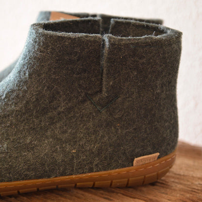 BOOT WITH RUBBER SOLE - ブーツ ラバーソール glerups (グレーラップ）