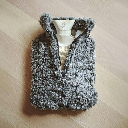 ニュージーランド産の羊毛を使用した湯たんぽ  Hot Water Bottle Sheepskin ホットウォーターボトル シープスキン